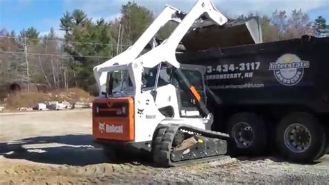 load a dump truck with a mini skid steer|bobcat dump truck positioning instructions.